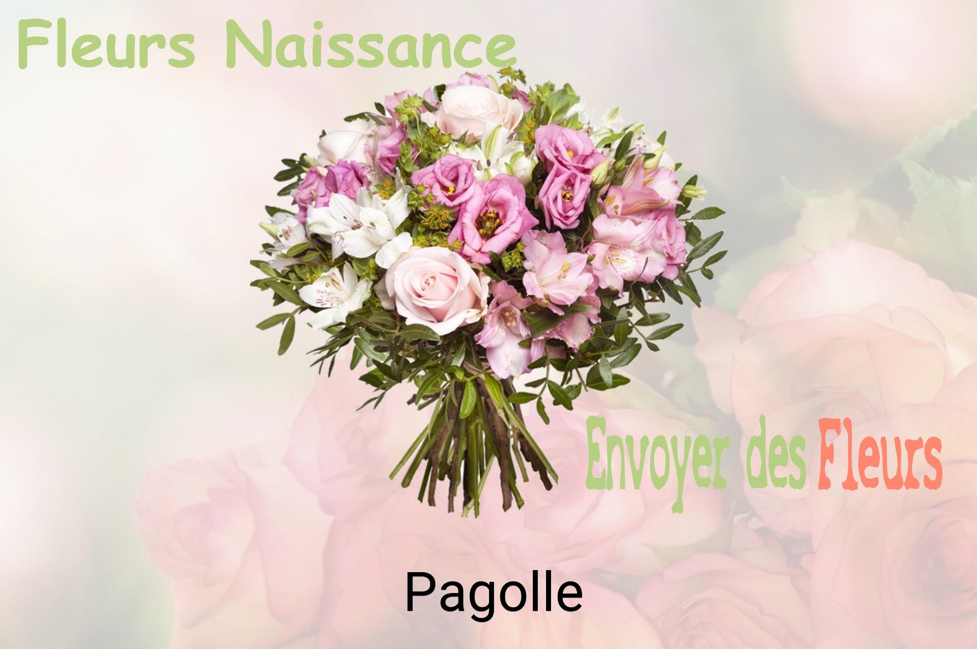 Bouquet de fleurs de naissance livré à Pagolle